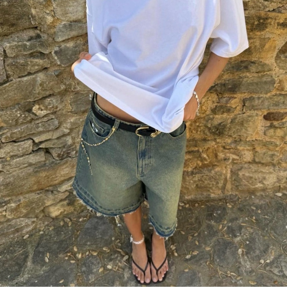 Trendy Blue Denim Jean Shorts for Women